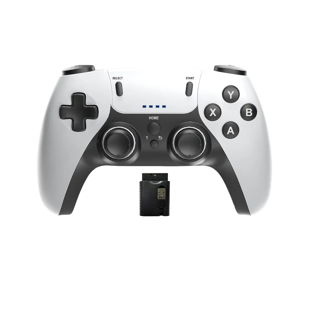 Contrôleur de jeu sans fil pour PS1 PS2 PS3 PC Android Contrôleur sans fil Jeu vidéo Console de jeu portable Manette de jeu de divertissement