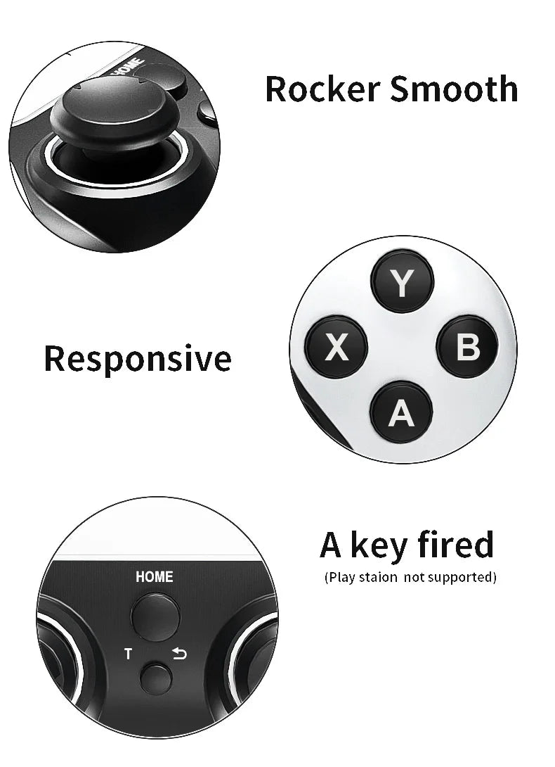Contrôleur de jeu sans fil pour PS1 PS2 PS3 PC Android Contrôleur sans fil Jeu vidéo Console de jeu portable Manette de jeu de divertissement