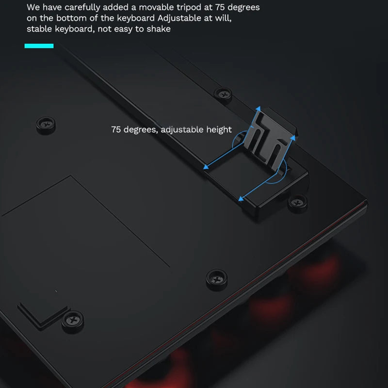 Clavier de joueur pour Dota LOL CS Esports Games Vintage Punk Style Gaming Teclados USB Wired RGB Light Multi Media Office Keyboard